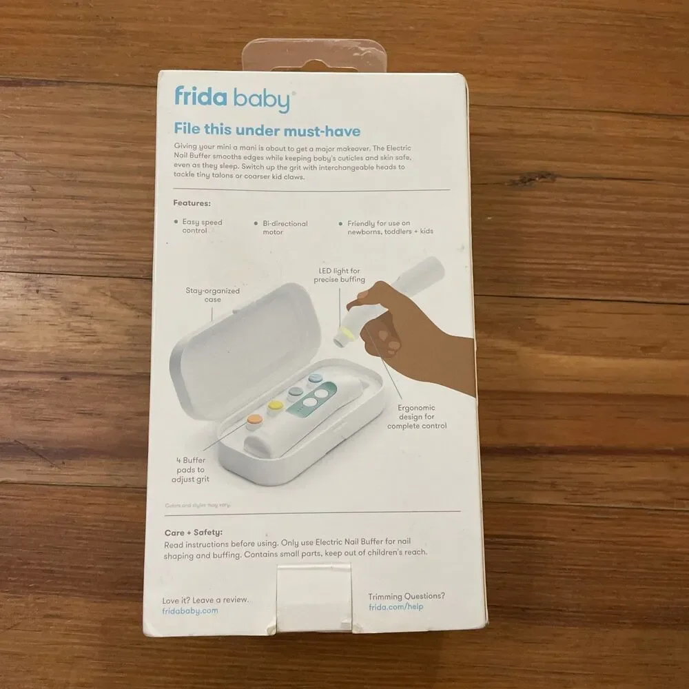 Frida Baby Electric Nail Buffer Set Nail Buffer for Newborn to Toddler TESTED